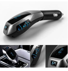 Автомобільний FM модулятор X5 трансмітер MP3 з bluetooth Гучний зв'язок ФМ адаптер у прикурювач (FMX5)