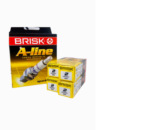 Свічка запалювання Brisk A-Line №02 для ваз 2108 2109 21099 2110 2111 2112 Daewoo Lanos 8 кл (LR15YCY)