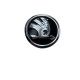 Емблема капот значок Skoda Octavia Tour A5 A7 Fabia Rapid Superb Yeti чорний великий 89мм (32D853621A)