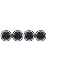 Світлодіодні фари для ваз 2103 2106 bmw E30 E34 5.75 дюймів кругла LED Headlight комплект 4 шт
