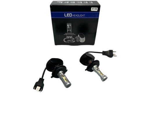 Світлодіодні лампи Led S1 H4 12 24v 25w optimal-l 6500k 4000l радіатор (S1H4h)