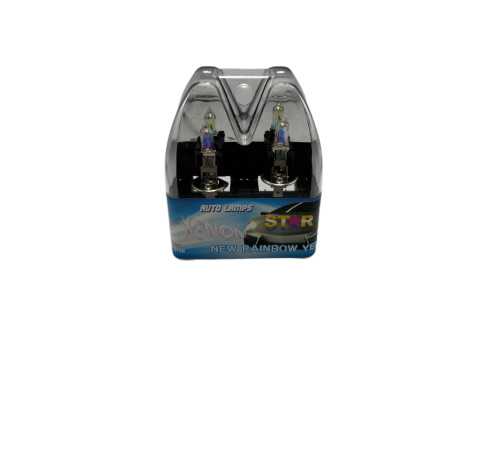 Галогенная лампа Star Xenon H1 12V 100W rainbow yellow комплект (R1241S3)