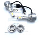 Комплект LED ламп COB C6 H7 головного світла з вентилятором дальнє світло 12v 6000K 36W HeadLight (C6 H7)