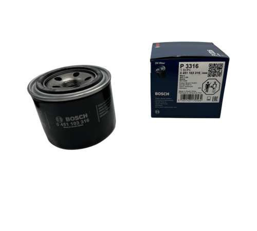 Фільтр масляний BOSCH Hyundai KIA 26300-35502 (0451103316)