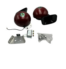 Сигнал звуковий OEM 12V 115mm ВОЛГА бордовий Big Horn (BI12155)