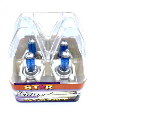 Галогенна лампа StarBlue H7 12V 55W Super White комплект (H712V55W)