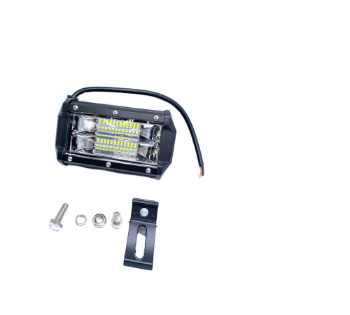 Фара LED прямокутна 72W 24 діода 133 мм (LV02-03)