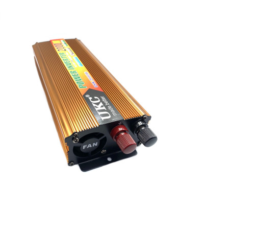 Перетворювач напруги інвертор UKC 2 кВт 2000Вт 12V 220V (SSK12V-2000W)