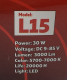 Світлодіодна LED фара L15 Blaskar 30W 18 Led біла (BLedL15)